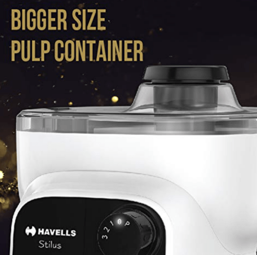 Havells Acrylonitrile Butadiene Styrene Stilus Juicer Mixer Grinder 500W With 3 Jar (Grey White), 500 Watts - Image 3
